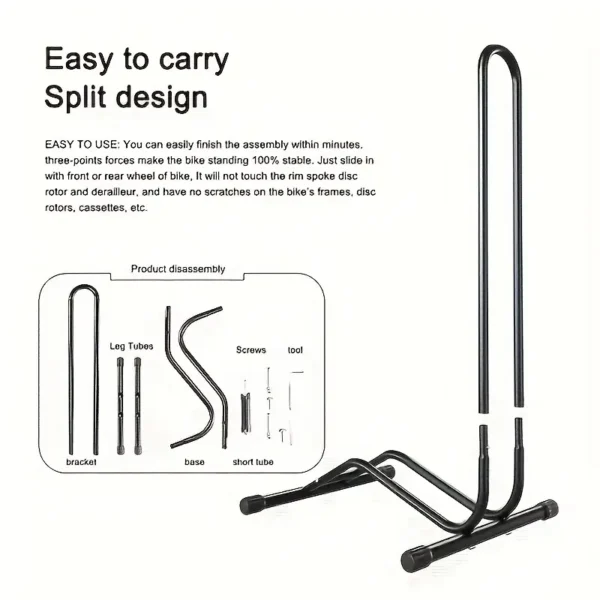 3b9840a08f04004c6eba023e24709467 Split Design Freestanding Bike Floor Stand