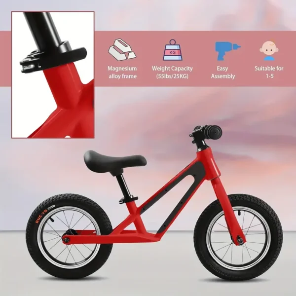 c9cbc59b-dfc4-4083-994b-24d1d9366578 Kids Balance Bike with Magnesium Alloy Frame