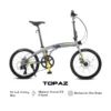 my-11134207-7r98r-lxukhxd1hvu890 TRS Topaz Adult Folding Bike 20inch