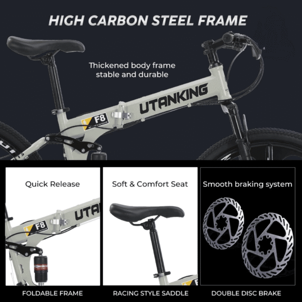 my-11134207-7ras9-m1qspwofw8p6e6 Disc Brake 21 Speed Gear Mountain Bike 26inch