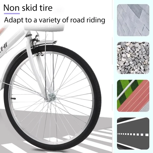 Adult Bicycle with Basket 24inch