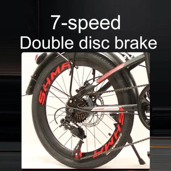 my-11134207-7ras9-m79d3a8zx0ew3c Velco Foldable 7 Speed Adult Bike 20inch