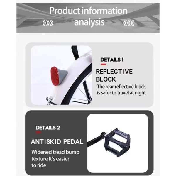 my-11134207-7rasb-m1wsrpnic5565d Urban Commuter Foldable Adult Bike 20inch