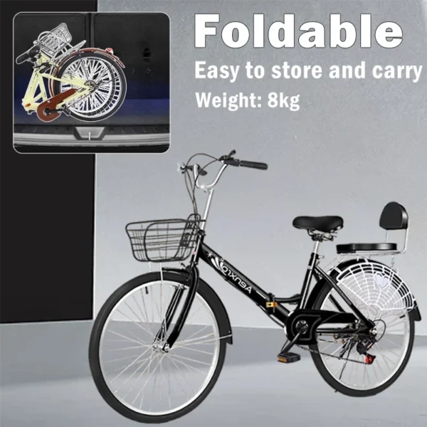 my-11134207-7rasf-majv5nkhgn8qb4 Foldable Adult Bicycle 26inch
