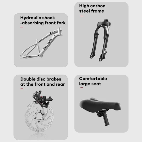 Kids Disc Brake Mountain Bike 20inch